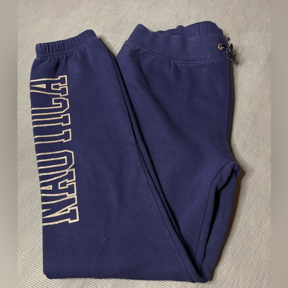 Nautica Navy Sweatpants with Gold Accent Size XL (16)
